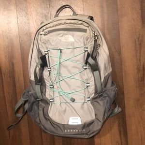 TNF The North Face Borealis Backpack - Grey & Teal